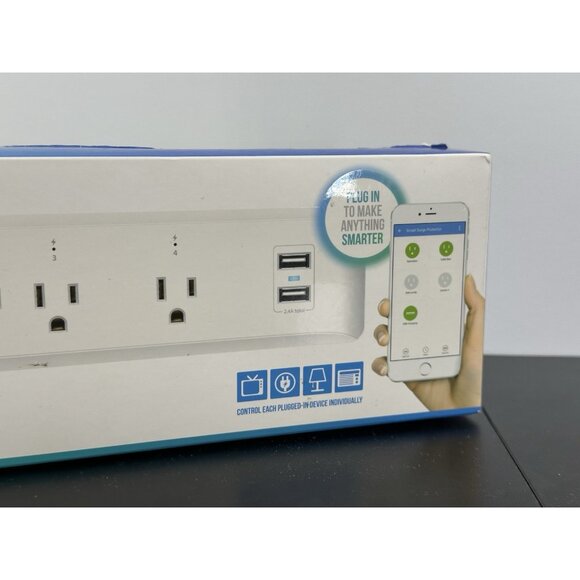 Merkury Smart Surge-2 Multiple Outlet Smart Hub Remote Smart Controller (AR) - Picture 2 of 12